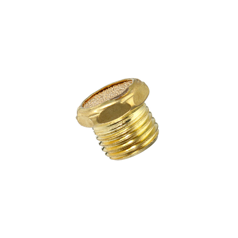 pneumatische magneetventiel koperen uitlaat 1/8 1/4 3/8 inch platte kop uitlaat uitlaatventiel