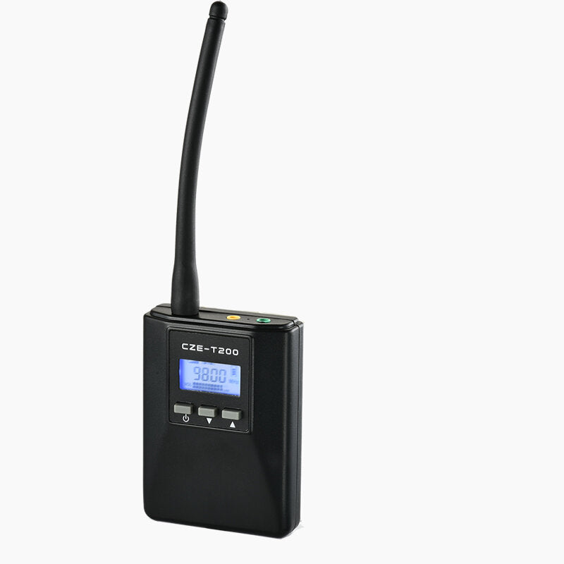czerf cze-t200 0.2w portable stereo pll wireless broadcast fm transmitter kits 76-108mhz verstelbaar