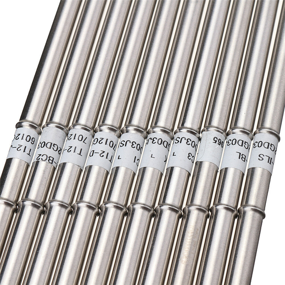 10 stuks t12 soldeerbouttips set voor hakko fx951 fx952