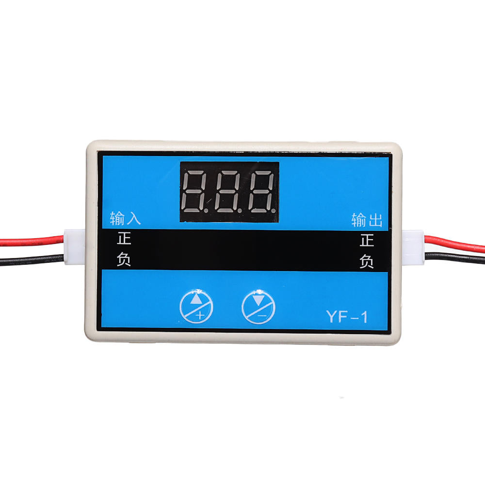 yf-01 dc overstroomuitschakelbeveiliging protectordetectie voor motorblokkades en stops rotatiestroombewaking 0.01-9.99a met digitaal display