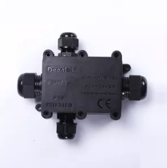 deenlai 2p/3p/4p kleine plastic pc ip68 waterdichte elektrische aansluitdoos 713 met terminal with