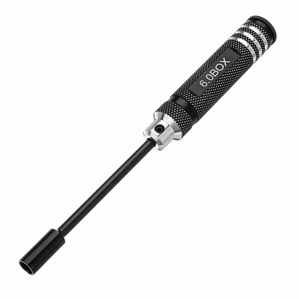 metalen 6.0 mm zeskantige schroevendraaier gereedschap moer sleutel socket schroevendraaier wrench