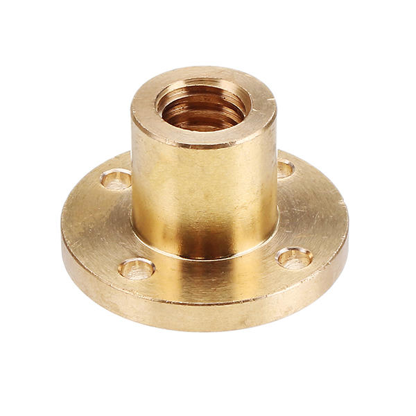 t10 loodschroefmoer 10 mm messingmoer voor cnc