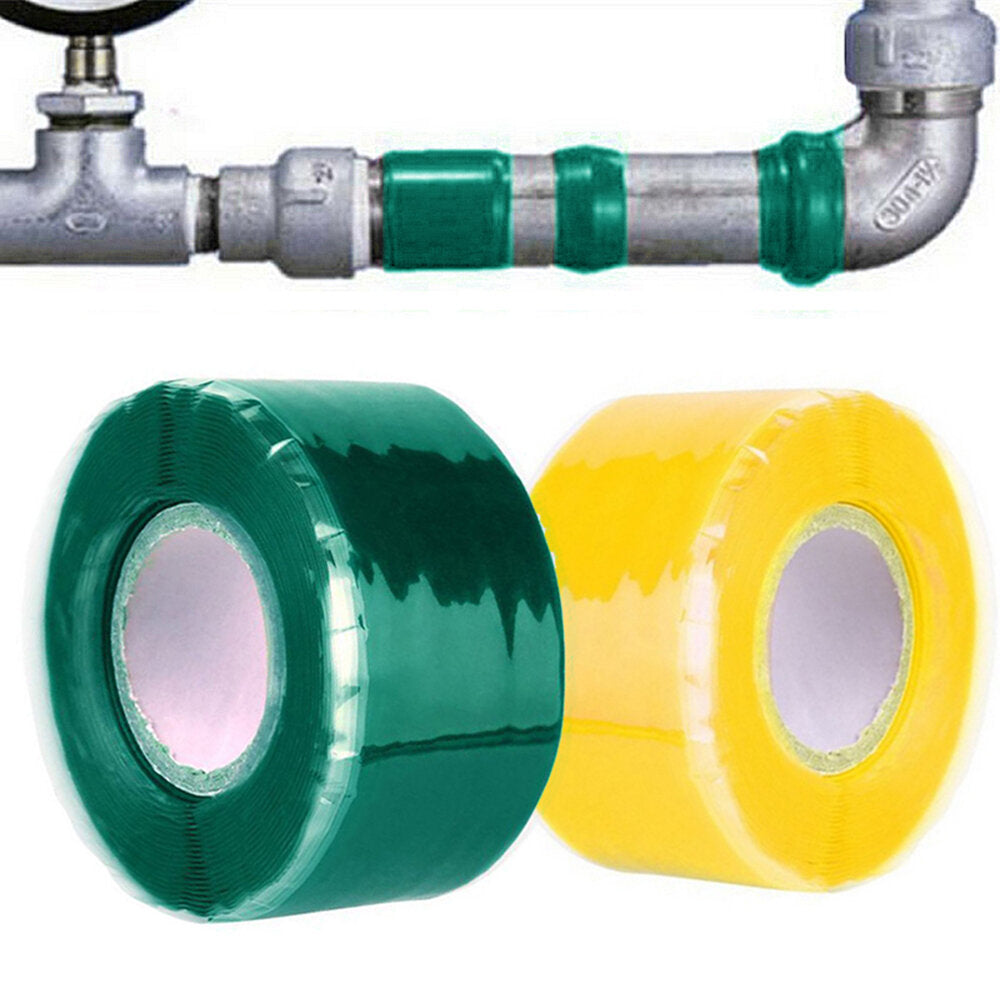2.5 cm x 3 m waterdichte siliconen plakband pijp reparatie tape zelf fixable tape stop lek seal isolerende tape boding rescue tape