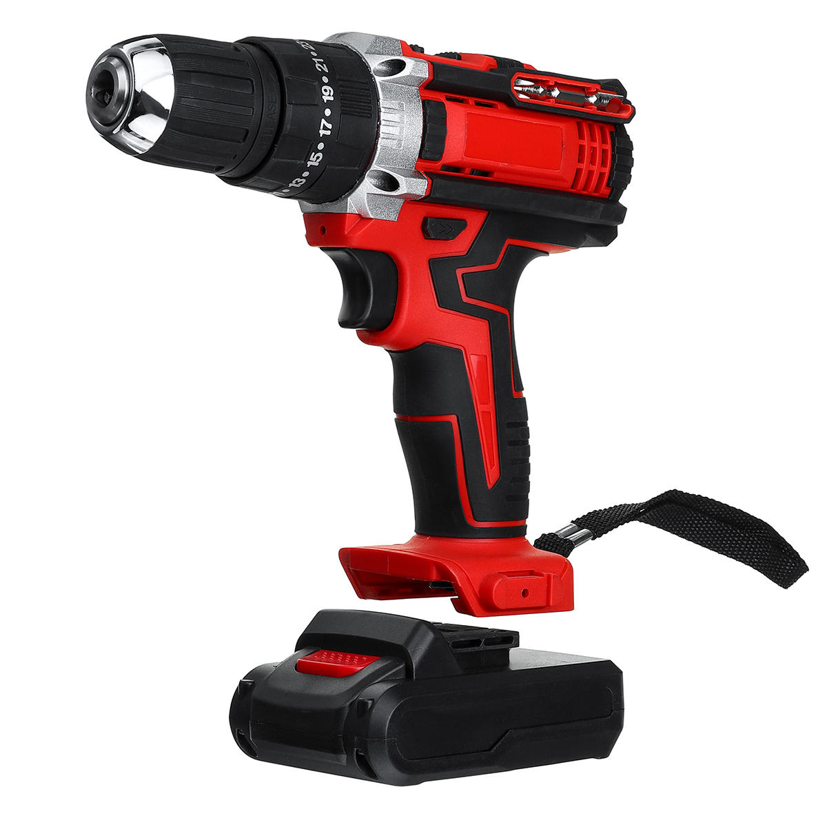 48v 50-60hz elektrische boor 18 gear koppel boormachines vooruit/achteruit schakelaar 25-28nm boorgereedschap