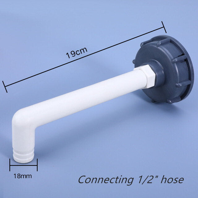 plastic ibc tank adapter s60x6 tuinslang kraan connector watertank slang vervanging connector fitting 1/2 3/4 1 stijl a