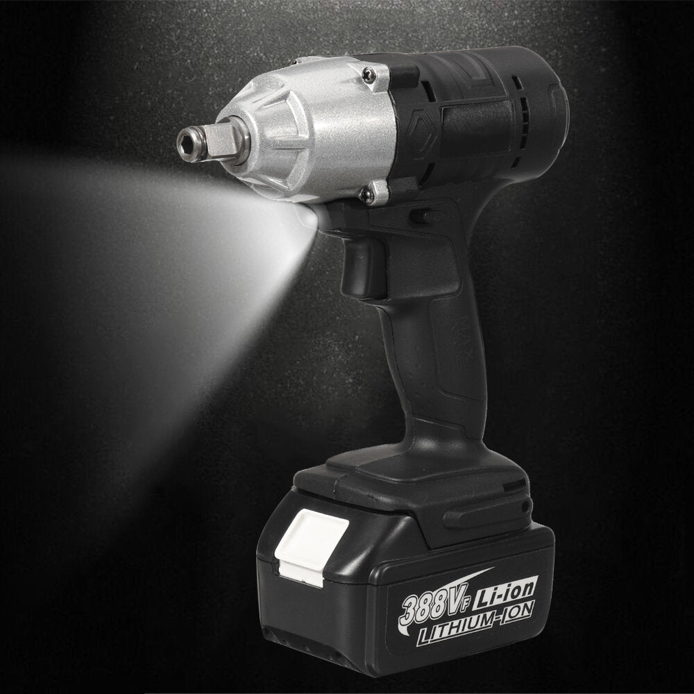 588n.m 1/2 inch led draadloze elektrische slagmoersleutel drivers tool w/geen/1/2 batterij ook voor makita 18v batterij