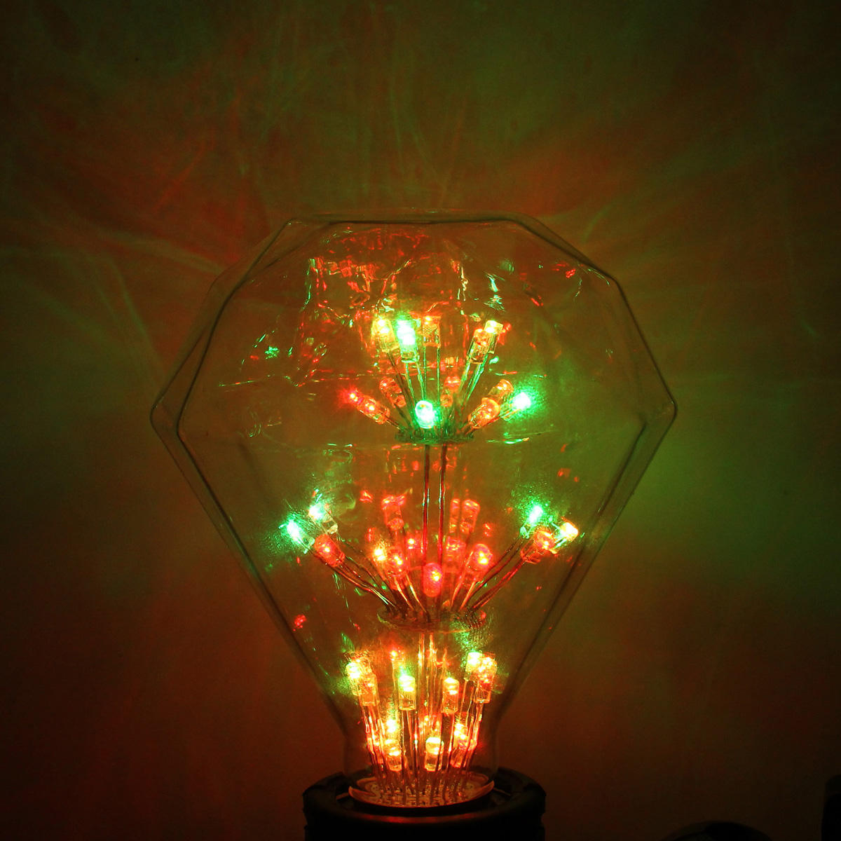 ac85-265v e27 3w rgb gypsophila edison decoratieve led-lamp voor gebruik binnenshuis voor gebruik binnenshuis