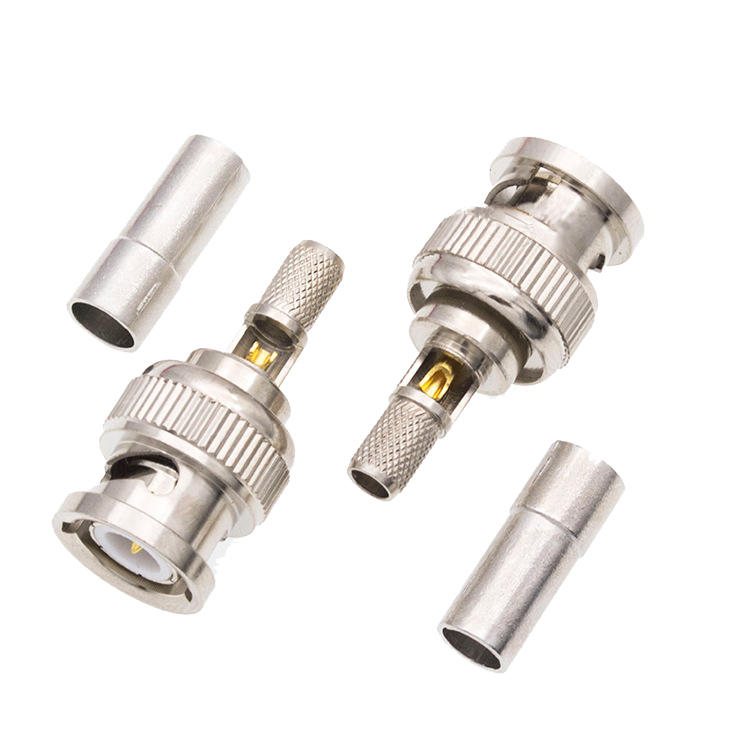 y-1073 bnc-stekker volledig afgeschermde bnc-connector met hoge precisie en hoge frequentie