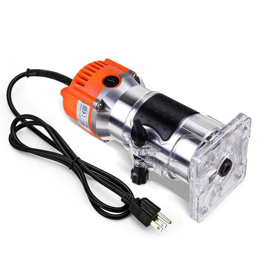 ts-et1 800w 110v/220v elektrische houttrimmer 6.35mm stalen chuck voor hout router afkanten groeven curve snijden houtbewerking schaven