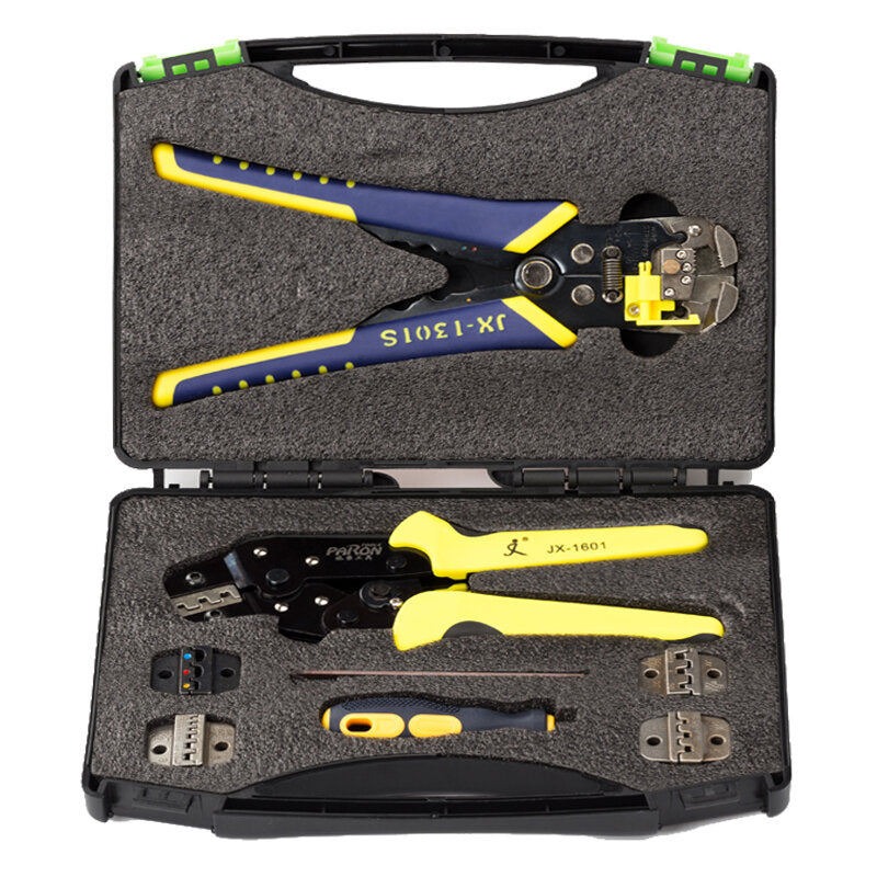 paron jx-d5301 multifunctionele krimptang met ratel draadstrippers terminals tangenset