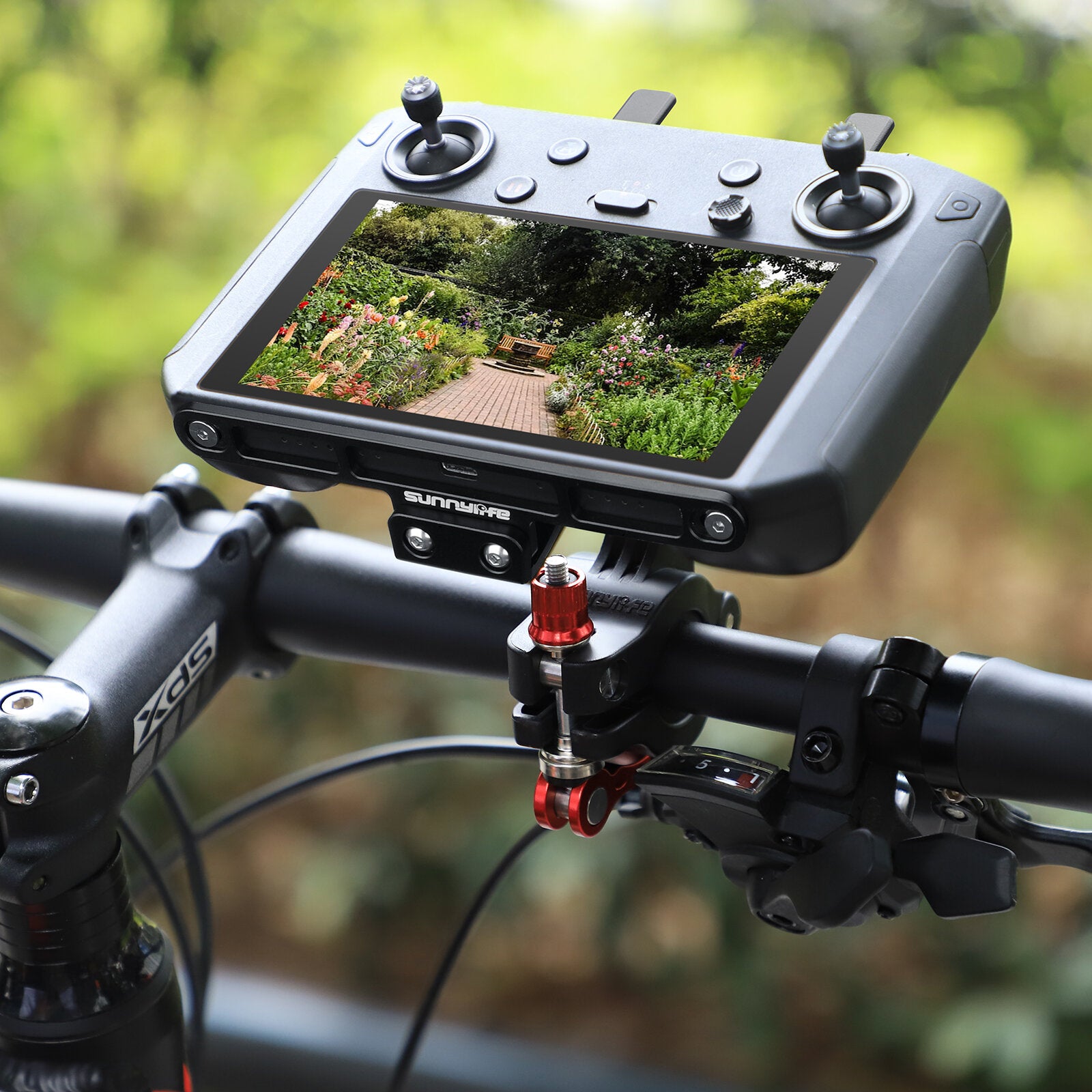 afstandsbediening rijbeugel universele actiecamerahouder fietsgreepklem fietshouder voor 473.529 rc pro/ met schermafstandsbediening