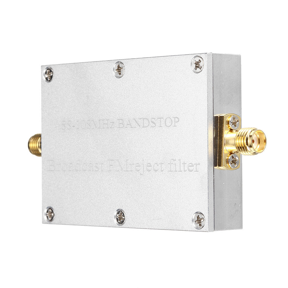 88-108mhz bandstopfilter rtl-sdr bloguitzending met mannelijke fm-connector naar sma mannelijke connector