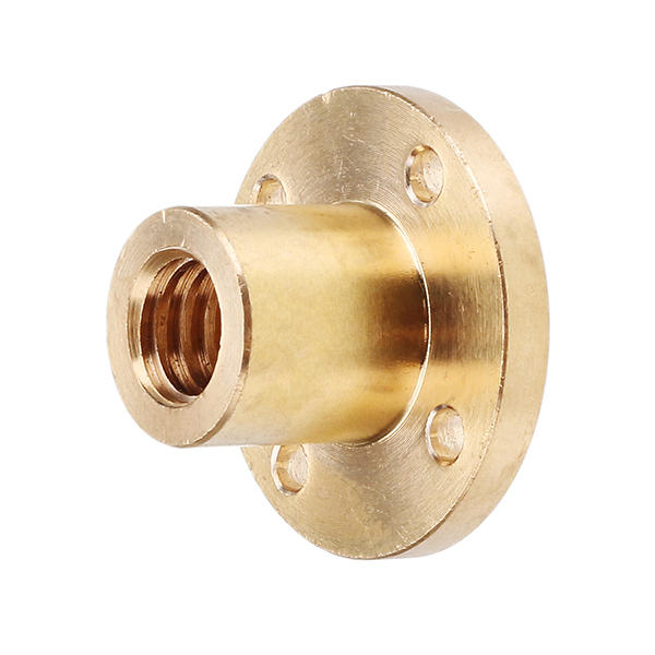 t10 loodschroefmoer 10 mm messingmoer voor cnc