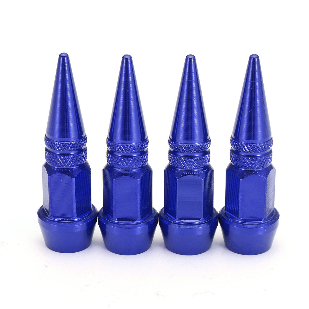 4 stuks band stofdicht wiel stem ventieldopjes aluminium auto auto fiets spike vorm