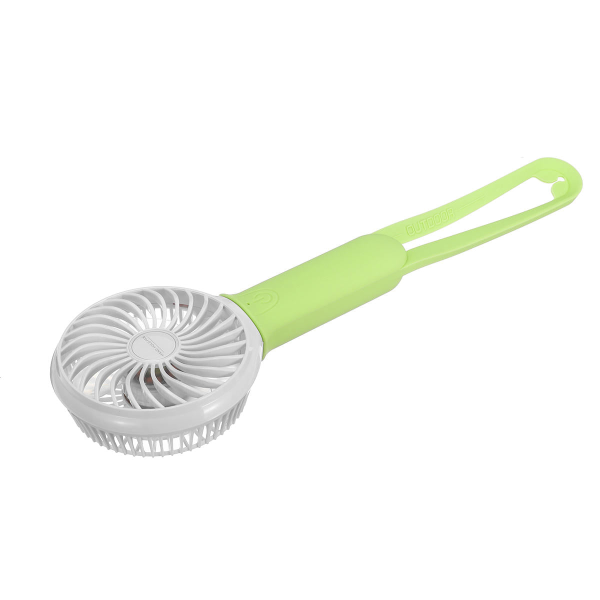 usb-koelventilator draagbare handventilator 3 snelheden mini-ventilator led-licht 2200mah batterij hangende ventilator