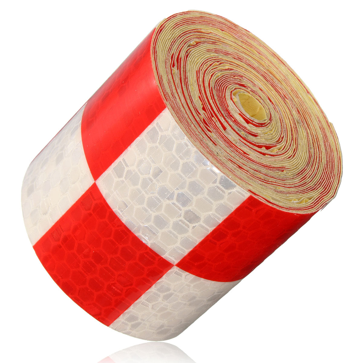 5m x 50mm stripe veiligheid reflectieve zelfklevende waarschuwing tape sticker