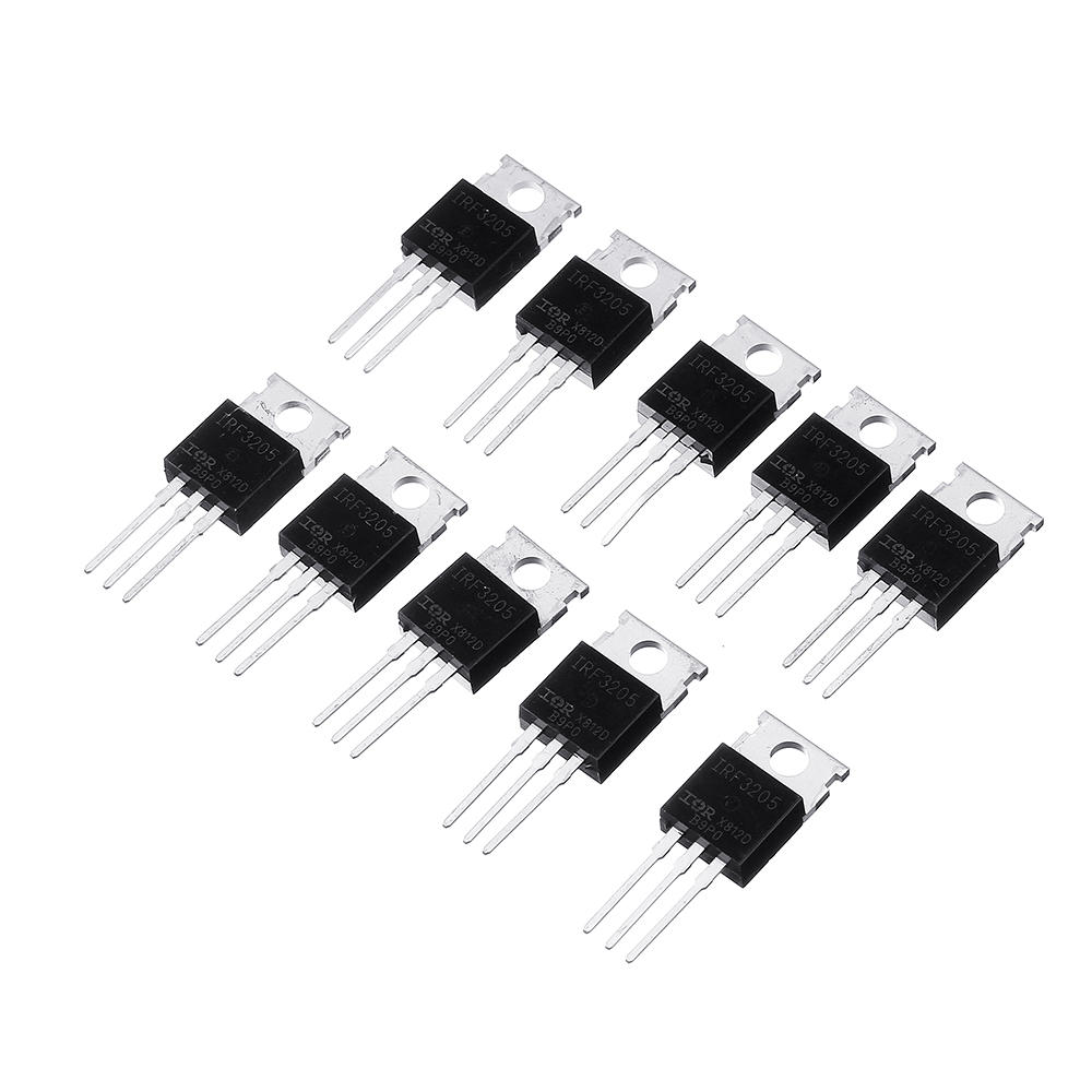 30 stuks irf3205 irf3205pbf mosfet mosft 55v 98a 8mohm 97.3nc to-220 transistor