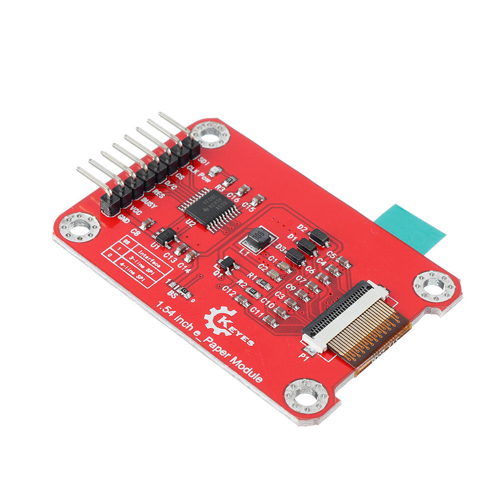 1.54 inch elektronische flexibele inkt scherm display module zwart en wit dual color e-parper oled