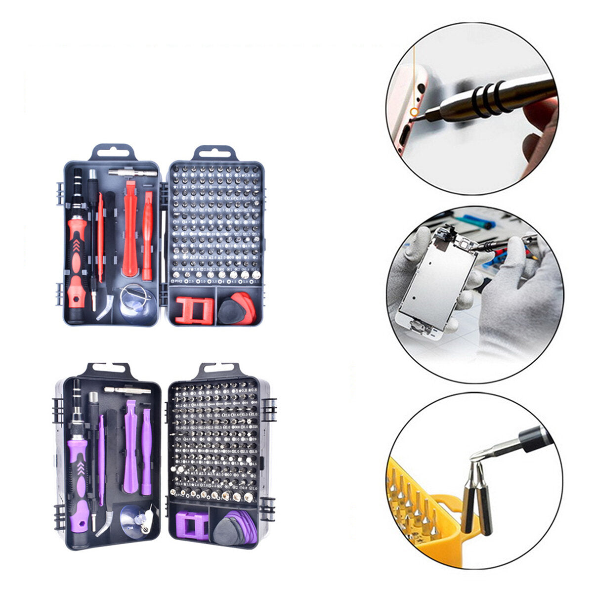 115 in 1 precisie schroevendraaier set magnetische dhz schroevendraaier voor electroics pc computer telefoon reparatie tool