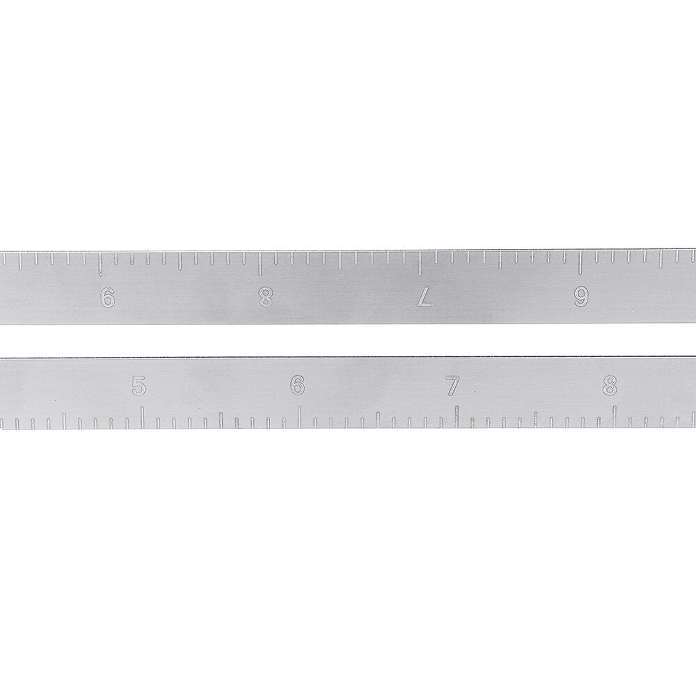 350mm verstelbare hoek heerser 45 graden 90 graden stop metrische schaal aluminium rvs vierkant voor thuis dhz houtbewerking gereedschap