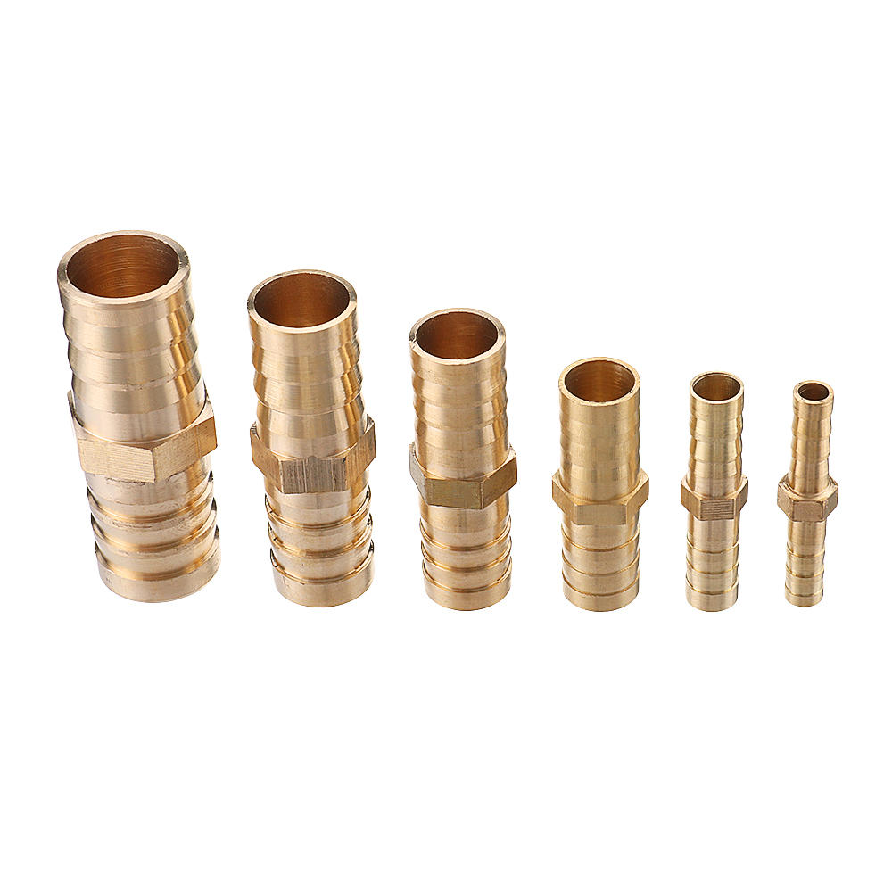 pagode-adapter messing weerhaak rechte 2-weg buizen fitting 6-19mm pneumatische component slang snelkoppeling