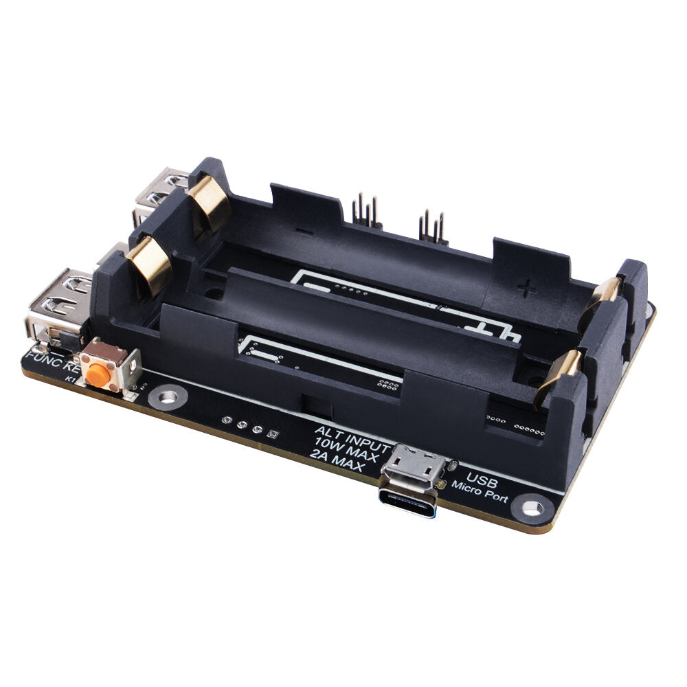 52pi ups v5 met rtc-batterijbeschermingsbeheermodule voor raspberry pi 4b/3b+/3b