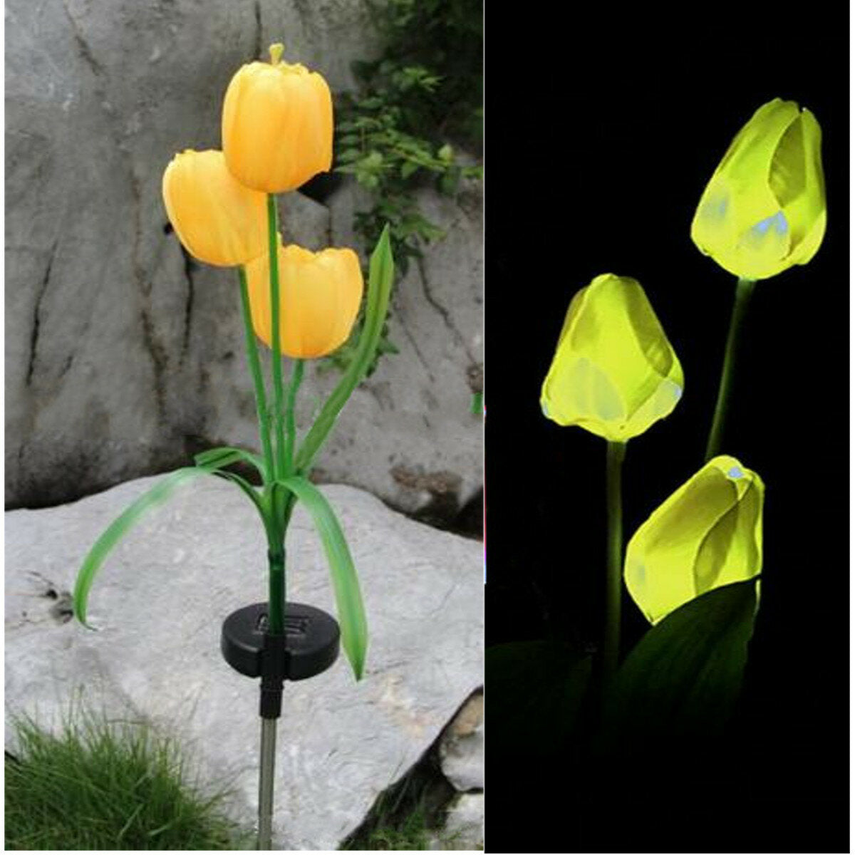 2v zonne-energie mult tulp bloem tuin stake landschap lamp buiten tuin led licht voor thuis