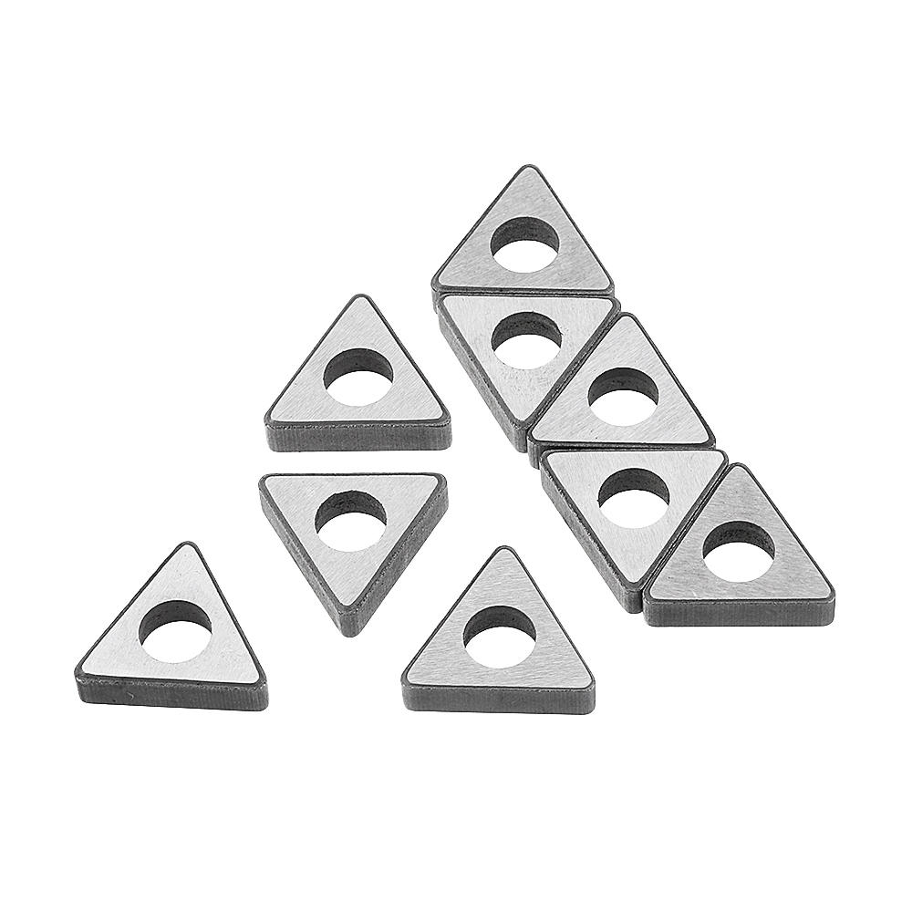 10 stuks carbide shim accessoires cutter pad mt1603 / mt1604 / mt2204 voor cnc draaibank gereedschap tnmg16 tnmg22 inserts