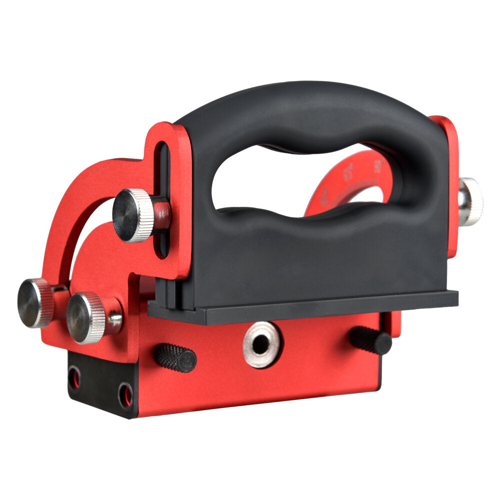 aluminium houtbewerking pocket gat jig schuine gat locator punch locator hout board splicing installatie tool: