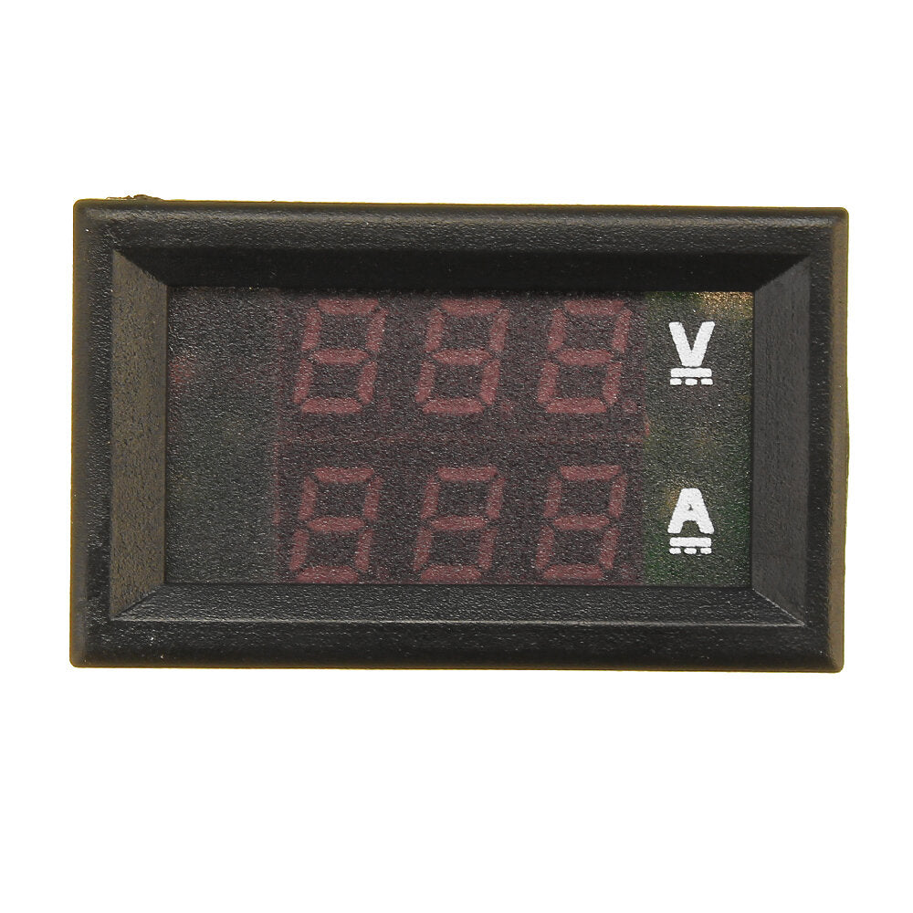 geekcreit mini digitale voltmeter amperemeter dc 100v 10a voltmeter stroommeter tester blauw + rood dual led display
