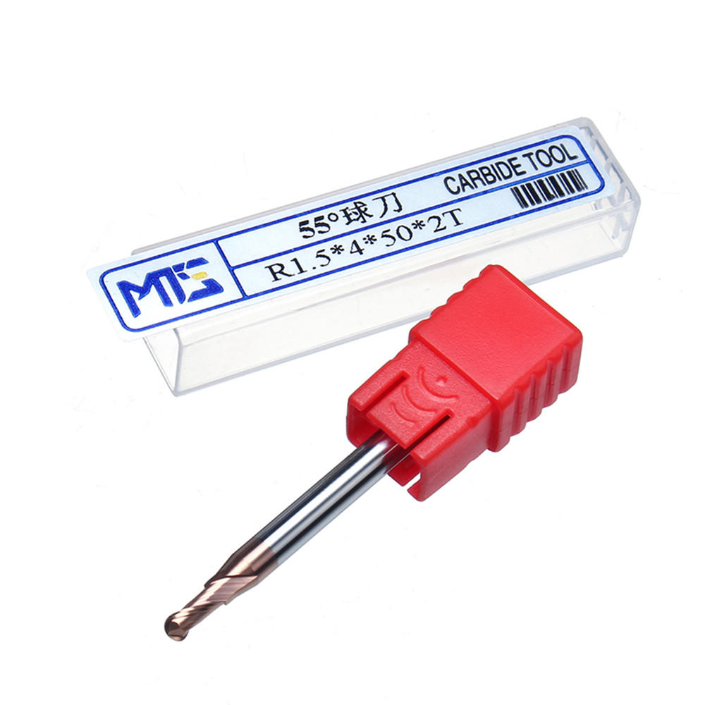 0.5-4 mm hardmetalen altin hrc55 kogel-neusfrees snijder van wolfraamstaal