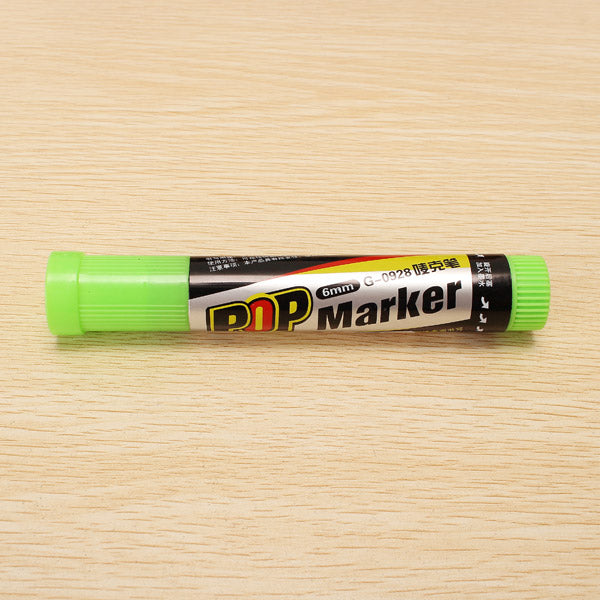 1 stuks genvana 6mm pop marker pen oblique square point herhaalde vulling