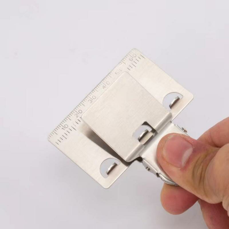 metalen meetlint cliphouder nauwkeurige houtbewerking positioneringsklem houtmaat lokaliseringsgereedschap