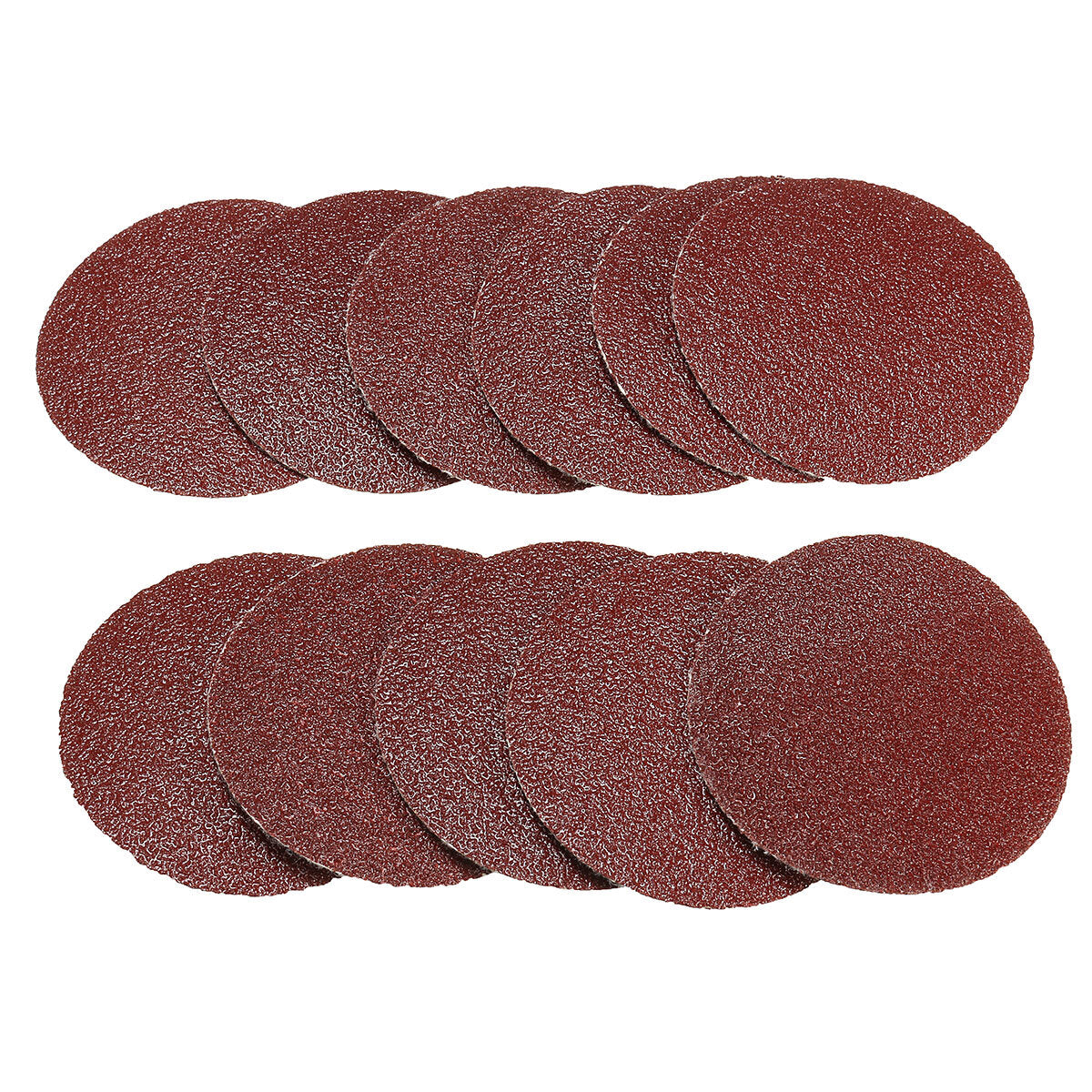 60 stuks 3 inch 60/80/120 grit schuurpapier met 75mm handpolijstpad voor polijsten schuurgereedschap