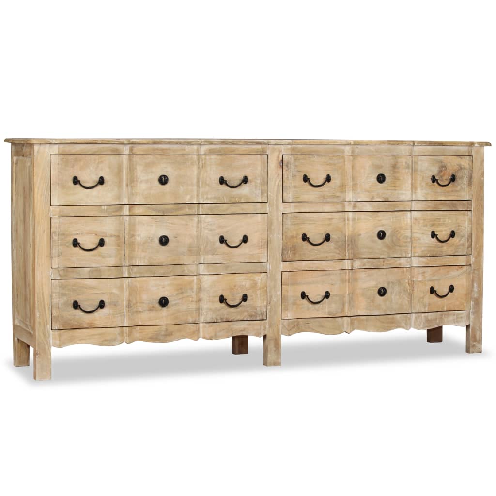 dressoir 200x40x90 cm massief mangohout