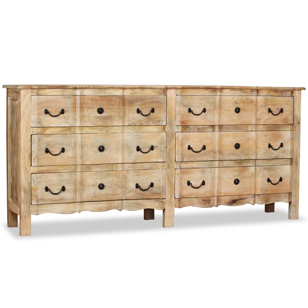 dressoir 200x40x90 cm massief mangohout