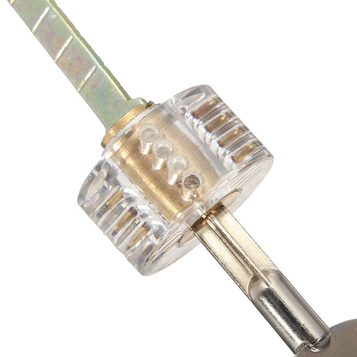 6.2x2.8 cm transparante metalen slotenmaker transparante praktijk cross lock