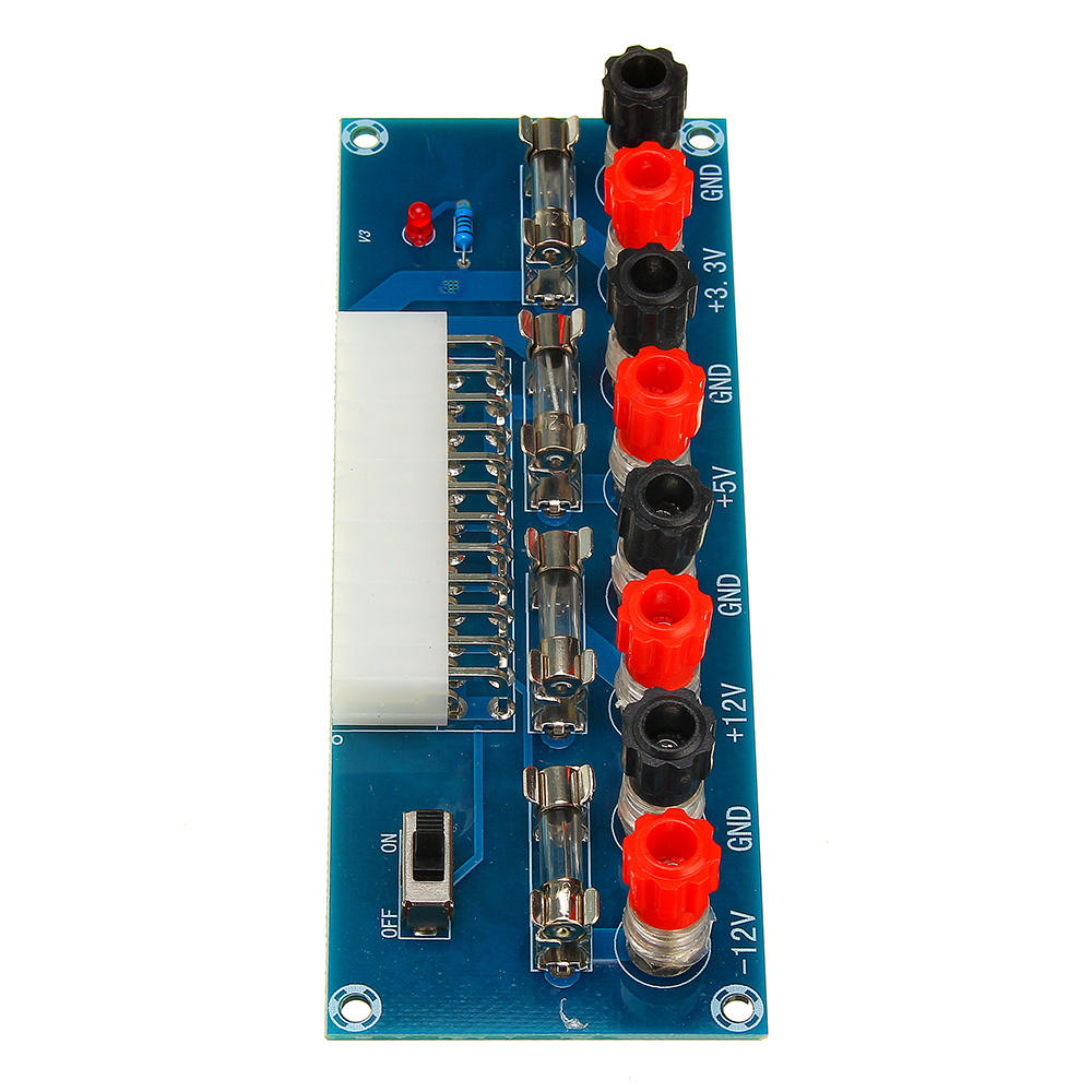 10 stuks xh-m229 desktop computer chassis voeding module atx transfer board power output terminal module