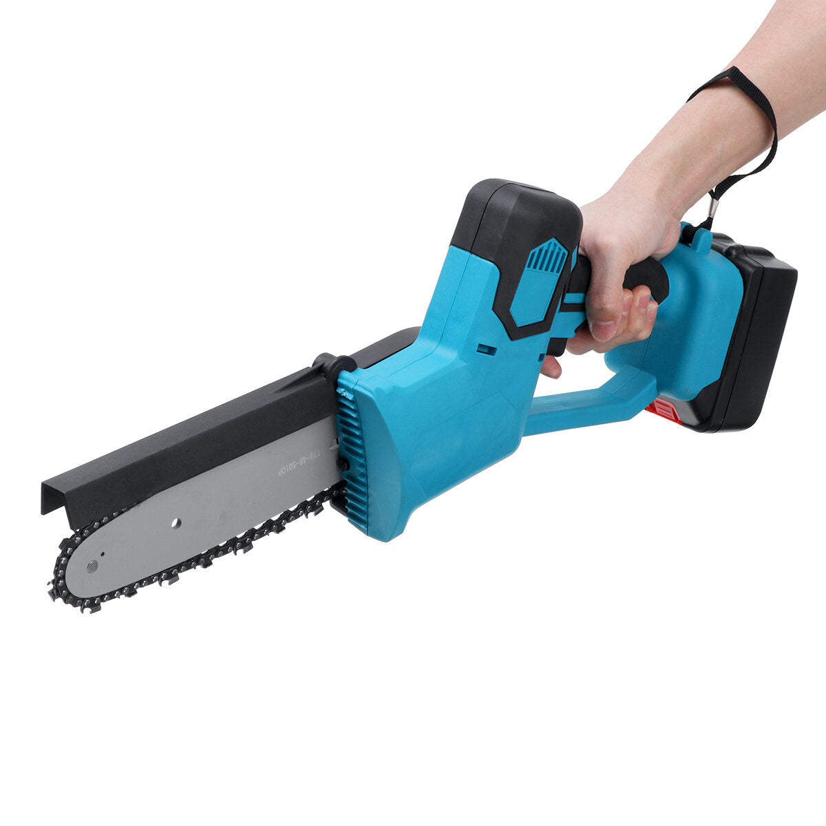 1080 w 8 inch elektrische draadloze kettingzaag kettingzaag handheld tuin hout snijgereedschap w / geen / 1pc batterij