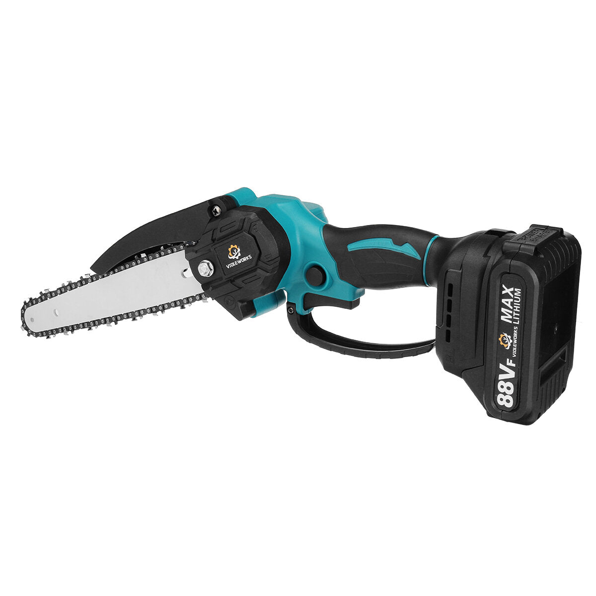 8 inch 3000w 88vf borstelloze elektrische zaag kettingzaag snoeizagen houtbewerking snijgereedschap w/1pc of 2 stuks batterij voor makita 18v batterij