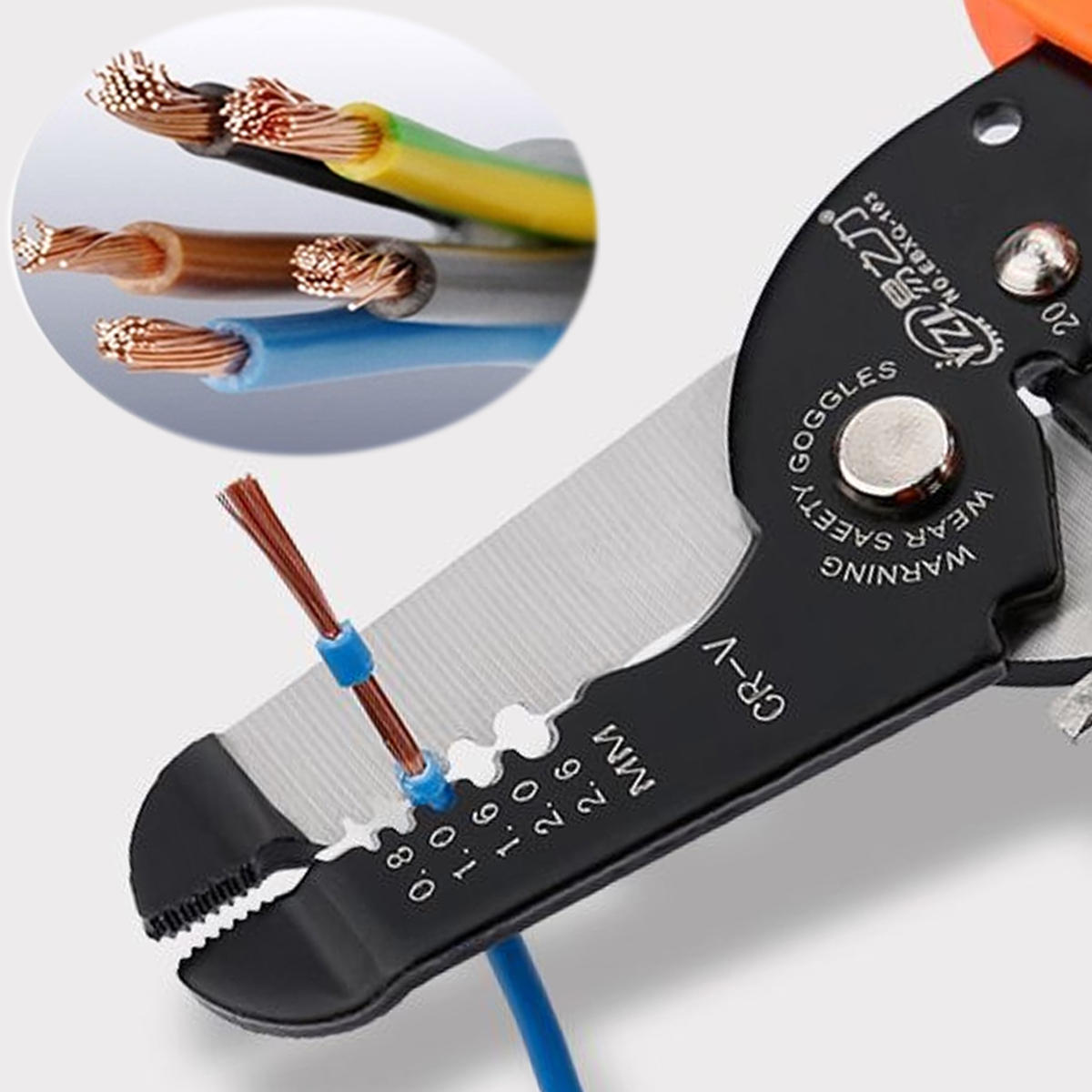 0.2-6mm multifunctionele kabel crimper cutter stripper decrustation draad tang