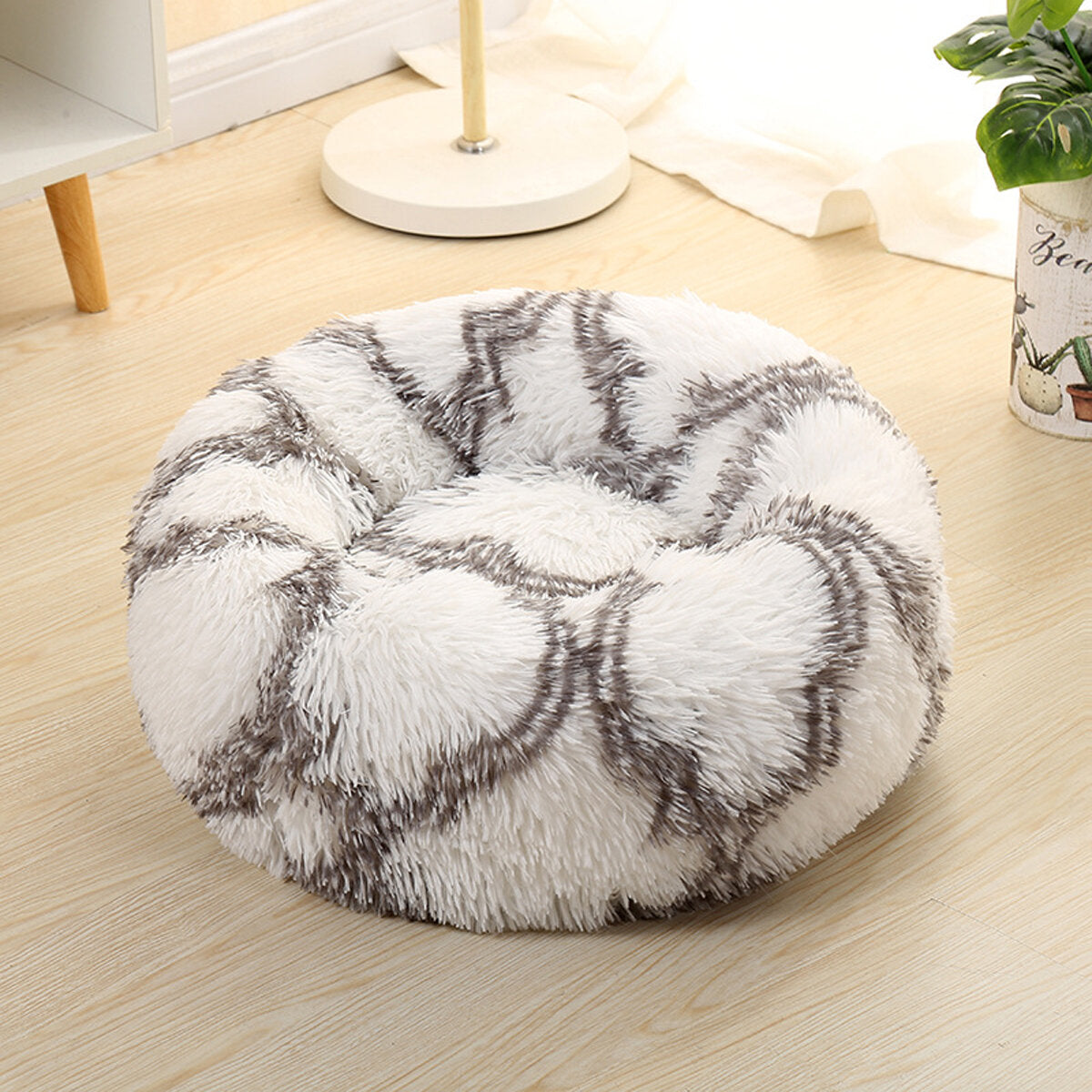 hond pet kat kalmerende bed bedden grote mat comfy puppy wasbaar pluizig kussen pluche
