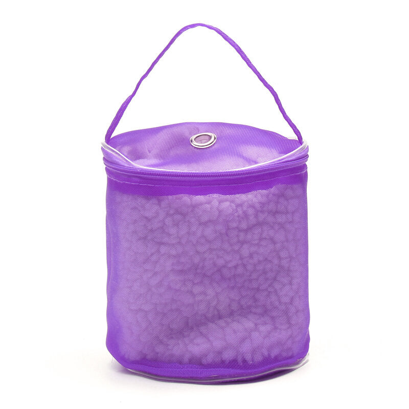 nylon garen case organizer opbergmanden breigaren ronde zakken 2 kleuren