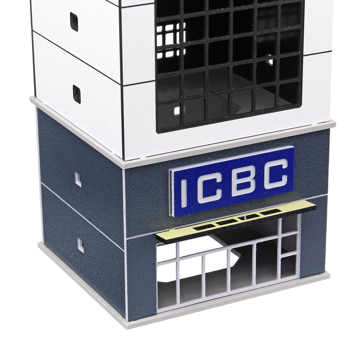 1/150 outland modern building model bank n-schaal voor gundam-geschenken