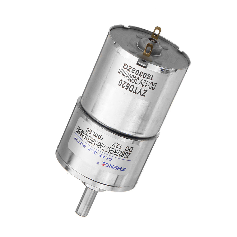 1pc ZGB37RG Motore A Coppia Elevata Motore CC 12V 24V Riduttore Elettrico Albero Di Uscita Eccentrico 5RPM-1500RPM (Color : 800rpm, Size : 24V - Foto 10