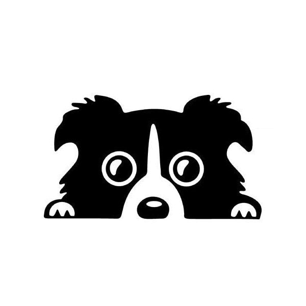 14x8cm car lovely pet dog sticker grappig decal auto bumper window body decal