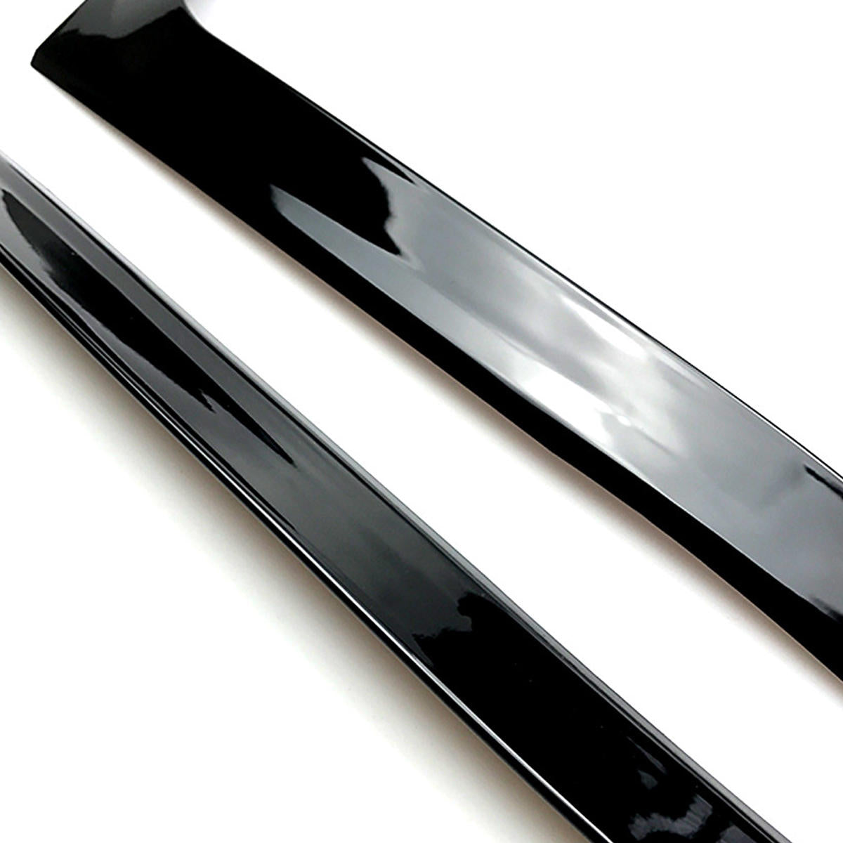2 stuks auto zwart gloss black achterruit side spoiler wing canards splitter voor vw golf 6 mk6 2008-2013