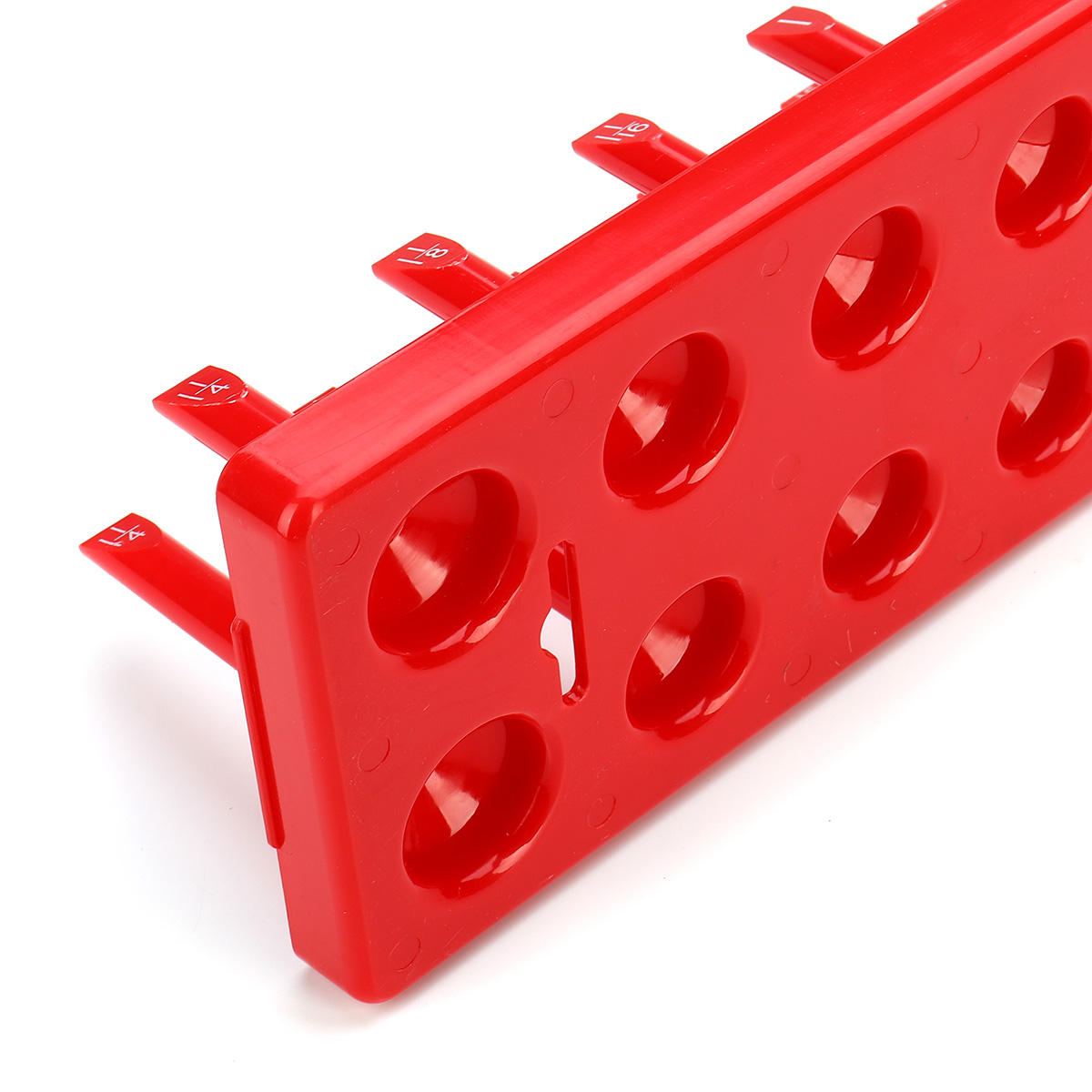 1/2 inch rit 28 slot socket rack opslag rail lade houder plank organisator stand machines onderdelen