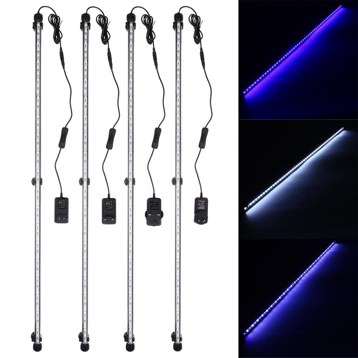 110-240v 92cm 13.1w 5050 54 lamp kralen tank lantaarn aquarium lamp waterdicht ip68